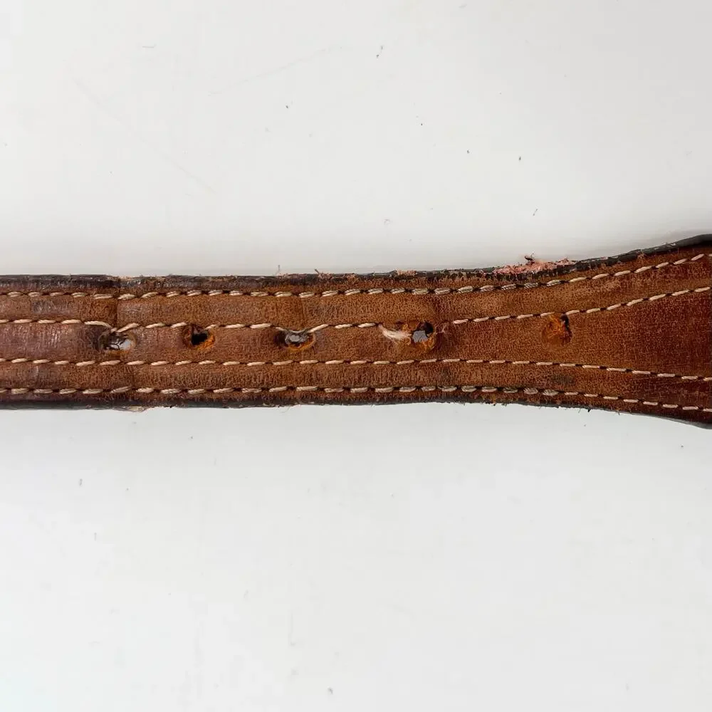 Tony Lama Vintage Tan Leather Western Belt Size 40